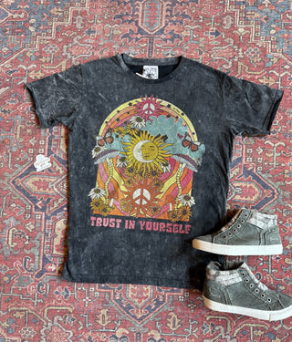 Trust In Yourself Mineral Wash T-Shirt 100% Cotton