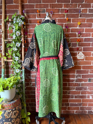 Riverstone Kantha Robe Kimono - Fair Trade Made