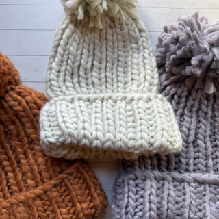 Oh So Soft Pom Pom Beanie Hat