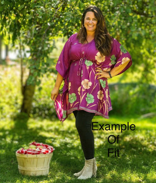 Size 2-12 Upcycled Adjustable Sari Tunic