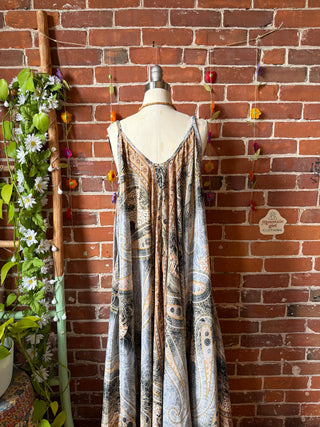 Delphia Recycled Sari Dress w/ Pockets