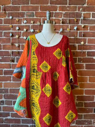 Althea Kantha Festival Tunic Top