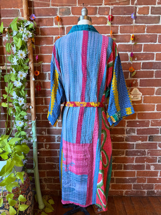 Riverstone Kantha Robe Kimono - Fair Trade Made