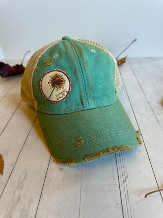 Dandelion Patch Hat - Azul Blue