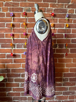 Penny Lane Batik Festival Tank Top - Plum