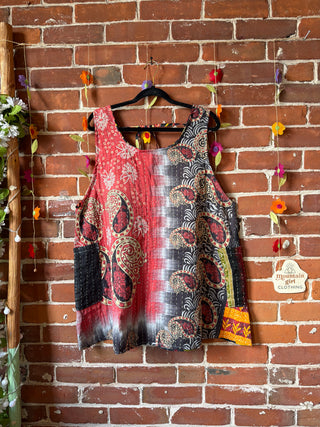 Bohemian Journey Kantha Tank - Fair Trade Made