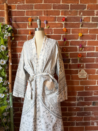 OOAK Sumemr Collection Fleetwood Mac Inspired Upcycled Mandala Long Tapestry Robe