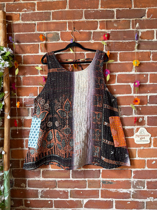 Bohemian Journey Kantha Tank - Fair Trade Made