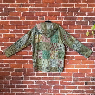 Greens Meadow Patchwork Hoodie Hooded Jacket