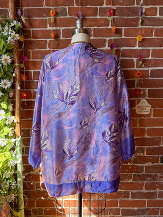 Autumn Moon Silky Flowy Kimono - Fair Trade Made - Final Sale