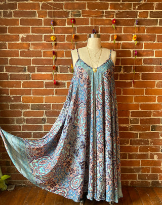 Delphia Recycled Sari Dress w/ Pockets