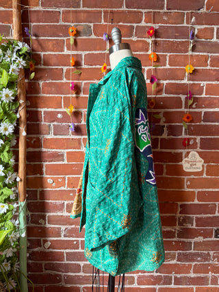 OOAK Summer Collection - Upcycled  Grateful Dead inspired Vintage Kantha Jacket