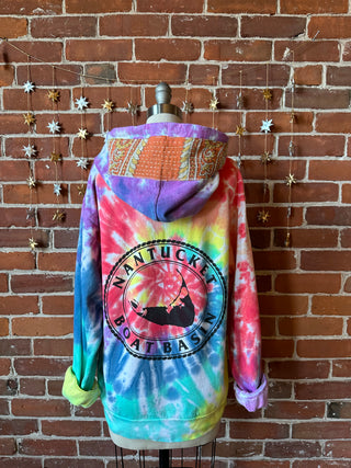 Size Small Upcycled The Brothers Madison Square Garden Tie Dye Hoodie