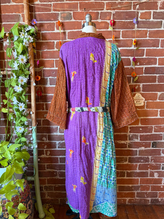Riverstone Kantha Robe Kimono - Fair Trade Made
