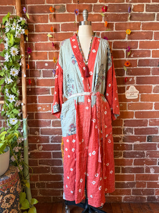 Riverstone Kantha Robe Kimono - Fair Trade Made