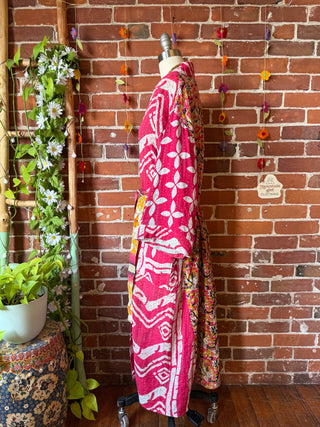 Riverstone Kantha Robe Kimono - Fair Trade Made