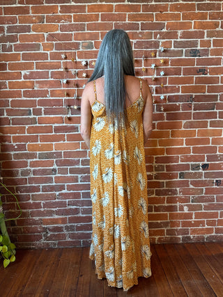 Delphia Recycled Sari Dress w/ Pockets