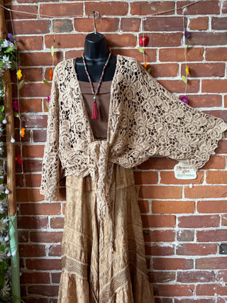 Desert Lace Crochet Wrap - Multiple Colors Available