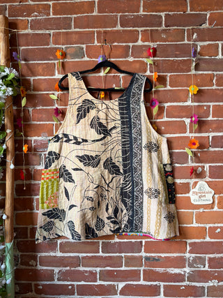 Bohemian Journey Kantha Tank - Fair Trade Made