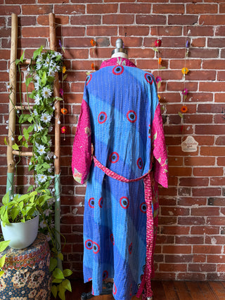 Riverstone Kantha Robe Kimono - Fair Trade Made