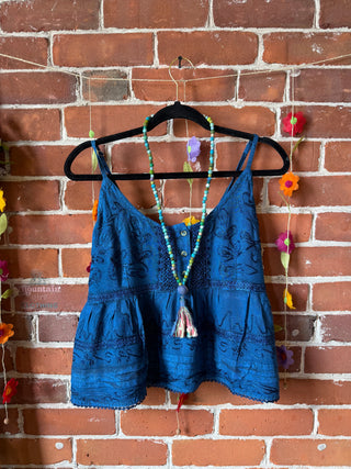 Sunwashed Cropped Daydream Tank - Fair Trade Made - Multiple Colors Available