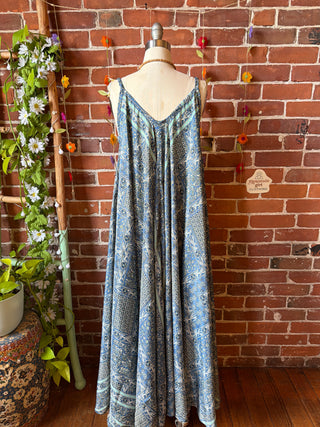 Delphia Recycled Sari Dress w/ Pockets