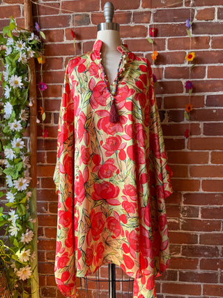 Mellow Yellow Mini Dress / Kaftan Tunic Top