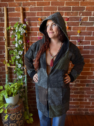 Earth Moon Patchwork Cotton Jacket - Fair Trade Made