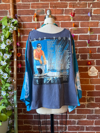 OOAK Autumn Collection- Upcycled Kenny Chesney Inspired Tie Dye Tee