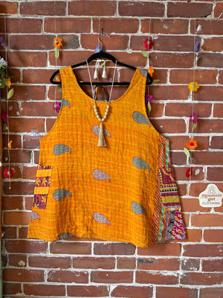 Bohemian Journey Kantha Tank - Fair Trade Made