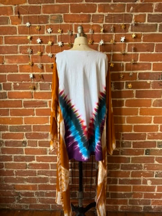 Grateful Dead Inspired Hybrid Tie Dye Hi Lo Top