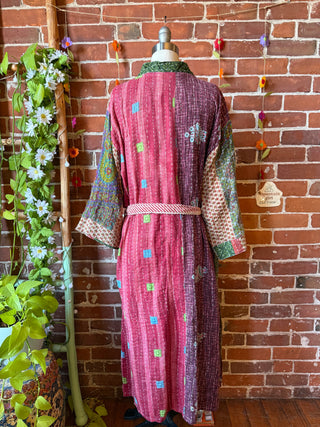 Riverstone Kantha Robe Kimono - Fair Trade Made