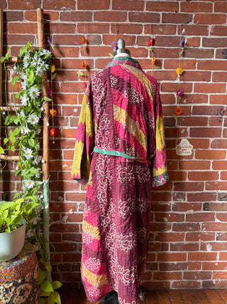 Riverstone Kantha Robe Kimono - Fair Trade Made
