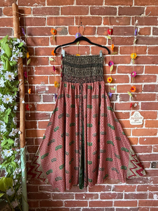 Festival Drift Recycled Sari Palazzo Pants - Fair Trade Made