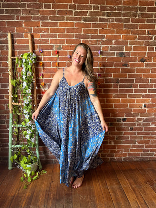 Delphia Recycled Sari Dress w/ Pockets