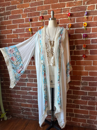 Summer Boho Vibes Angel Sleeve Kimono