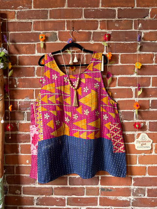 Bohemian Journey Kantha Tank - Fair Trade Made
