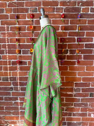 Plus Size Upcycled Adjustable Sari Tunic