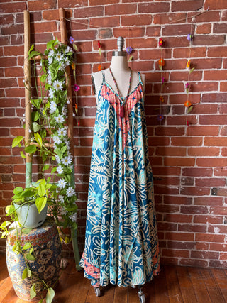 Delphia Recycled Sari Dress w/ Pockets