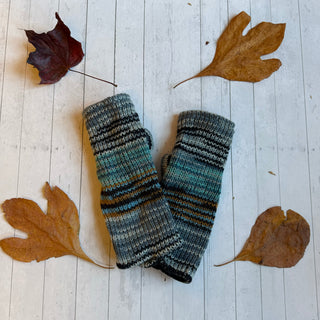 Gray/Blue Gloves