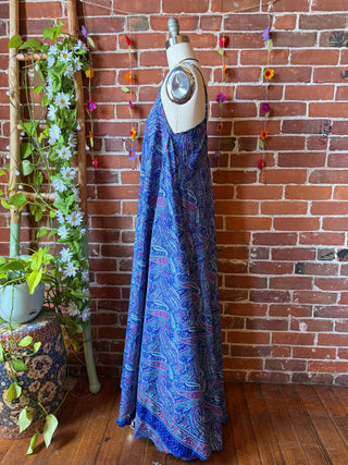 Delphia Recycled Sari Dress w/ Pockets