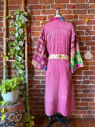 Riverstone Kantha Robe Kimono - Fair Trade Made