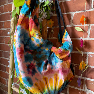 Mystery Color Tie Dye Cotton Duffle / Shoulder Bag - Fair Trade Made