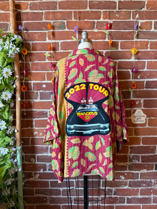 OOAK Summer Collection - Upcycled Tenacious D Inspired Vintage Kantha Jacket