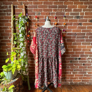 OOAK Autumn Collection - Upcycled Lainee Kantha Poncho Dress