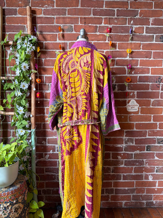 Riverstone Kantha Robe Kimono - Fair Trade Made