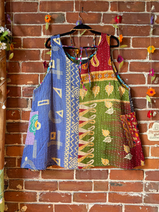 Bohemian Journey Kantha Tank - Fair Trade Made