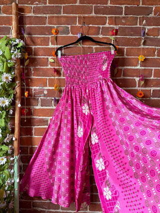 Festival Drift Recycled Sari Palazzo Pants - Fair Trade Made