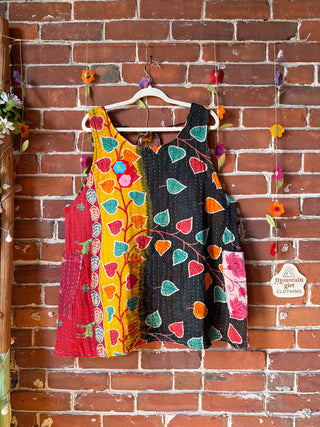 Bohemian Journey Kantha Tank - Fair Trade Made