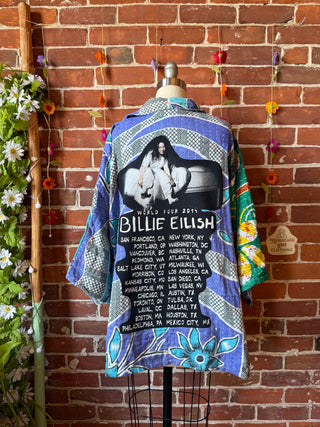 OOAK Summer Collection - Upcycled Billie Eilish Inspired Vintage Kantha Jacket